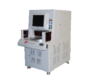 全自動雙工位激光打標機