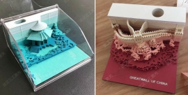 激光打標(biāo)機(jī)在紙雕工藝品雕刻上的應(yīng)用